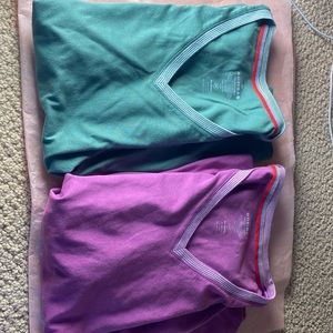 Two Bombas 100% Pima Cotton Shirts M 💕